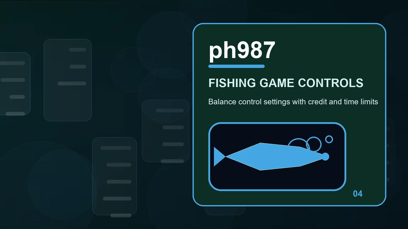 ph987 fishing games illustration for target types in the session budget workbook